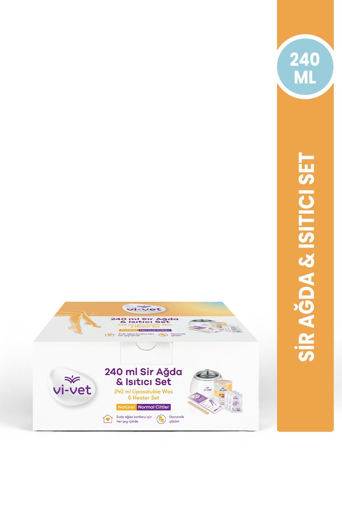 240 ml Sir Ağda & Isıtıcı Seti